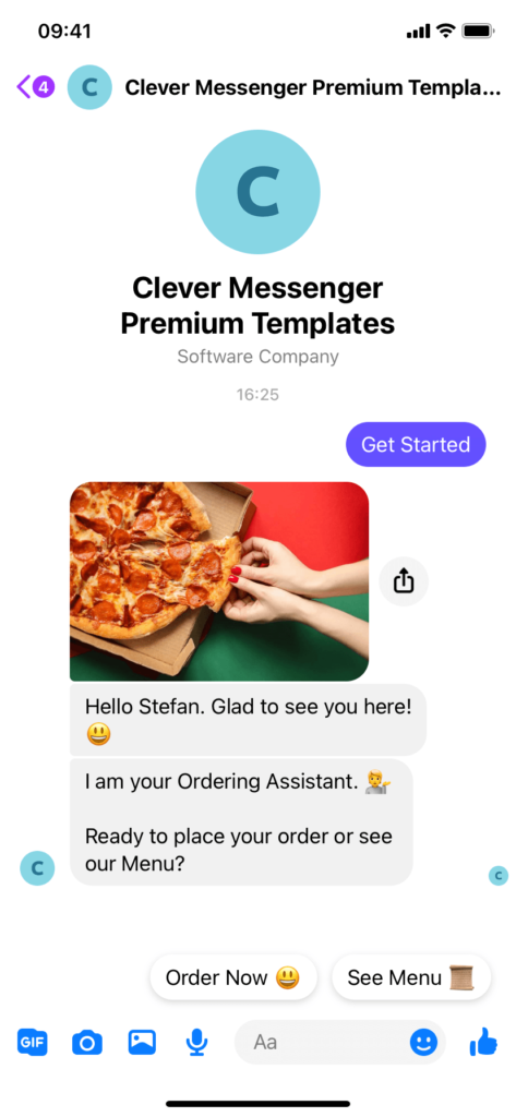Top 10 Chatbot Templates - Pizza Ordering Chatbot