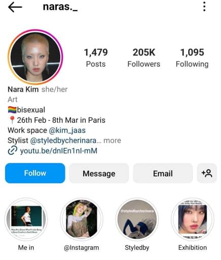 Instagram Highlight Covers - Nara Kim