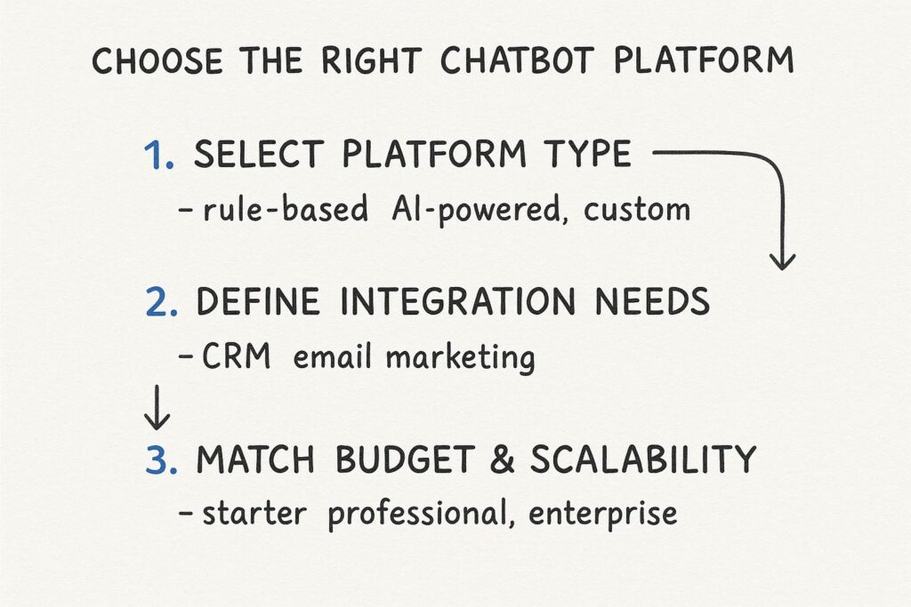 choosing the right chatbot platform