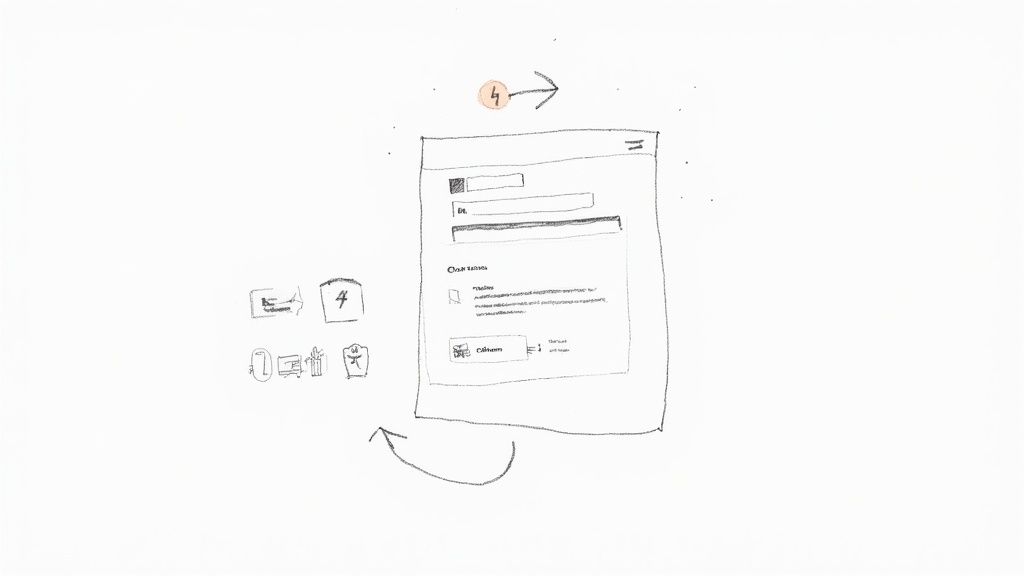 Increase Sales Conversion Rate UI Sketch