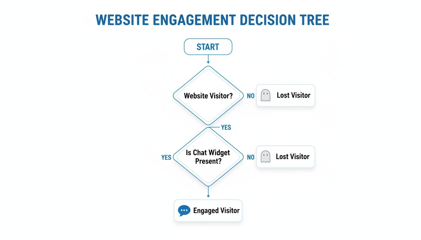 chat widgets for websites decision tree – Clepher