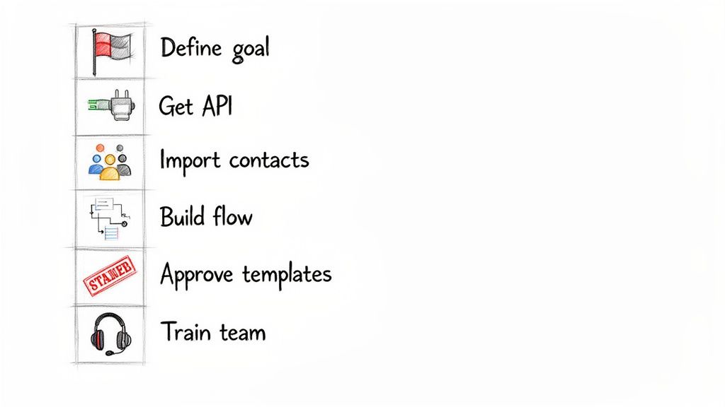 CRM for WhatsApp Process Steps