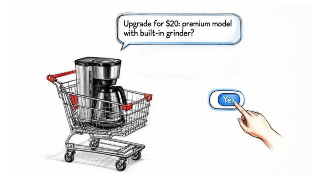 Conversational AI Upsell