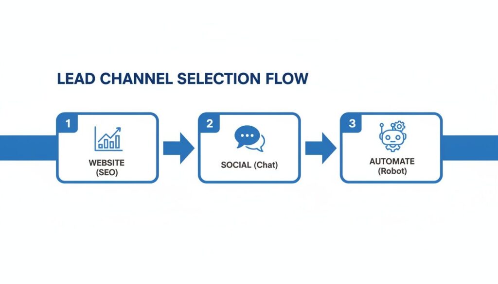 Lead Channel Selection Flow