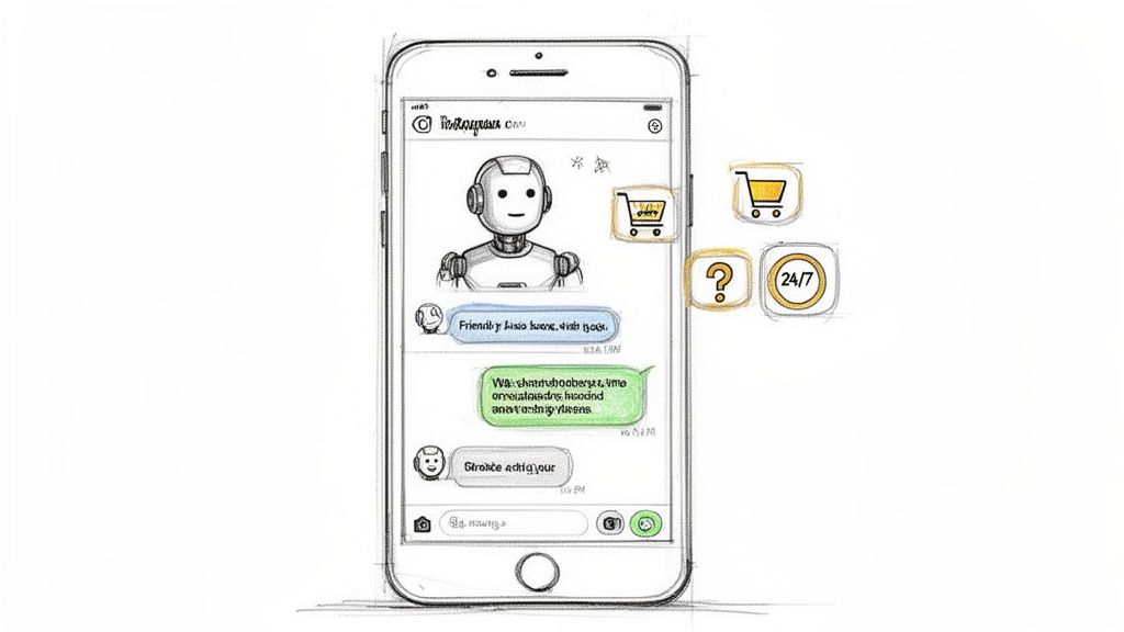 Instagram Chatbots Interface