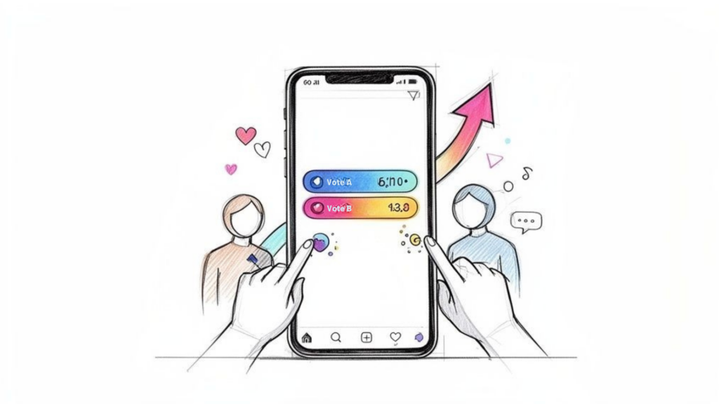 Instagram Mobile Poll