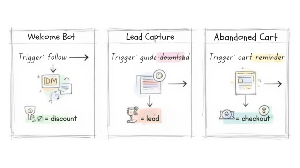 Social Media Marketing Automation Workflow Diagram