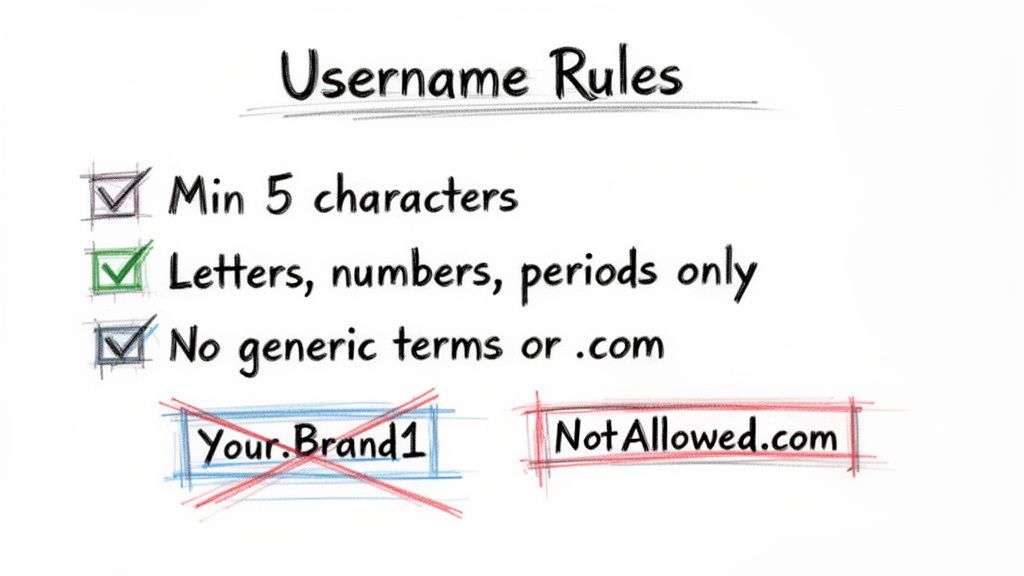 Customize Facebook Page URL Username Rules