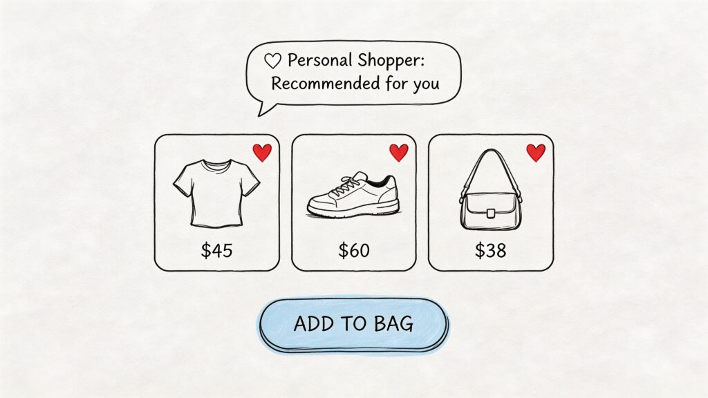 Instagram Direct Message Templates - Shopping Recommendations