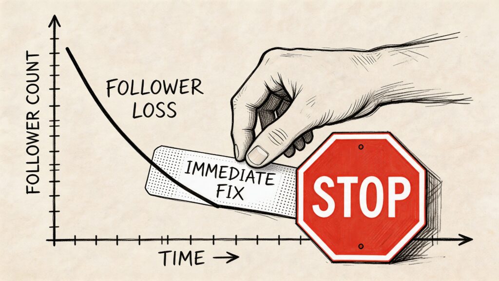 Instagram Followers Loss