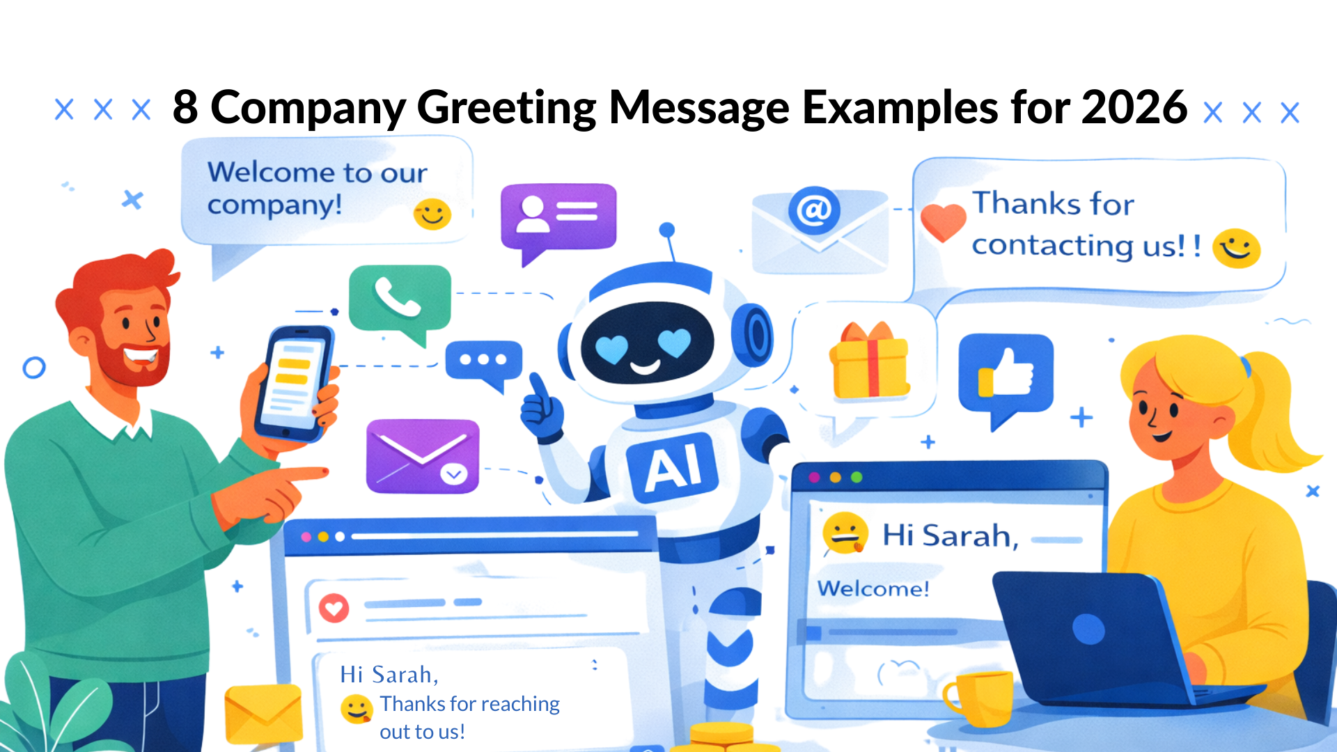 8 Company Greeting Message Examples for 2026