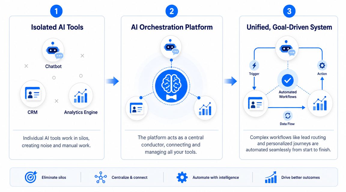 AI Orchestration Platforms Workflow Diagram