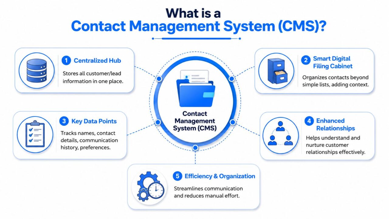 Contact Management System Infographic