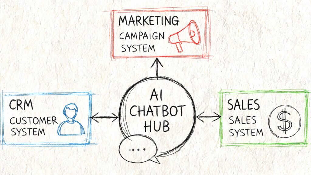Facebook AI Chatbot Diagram