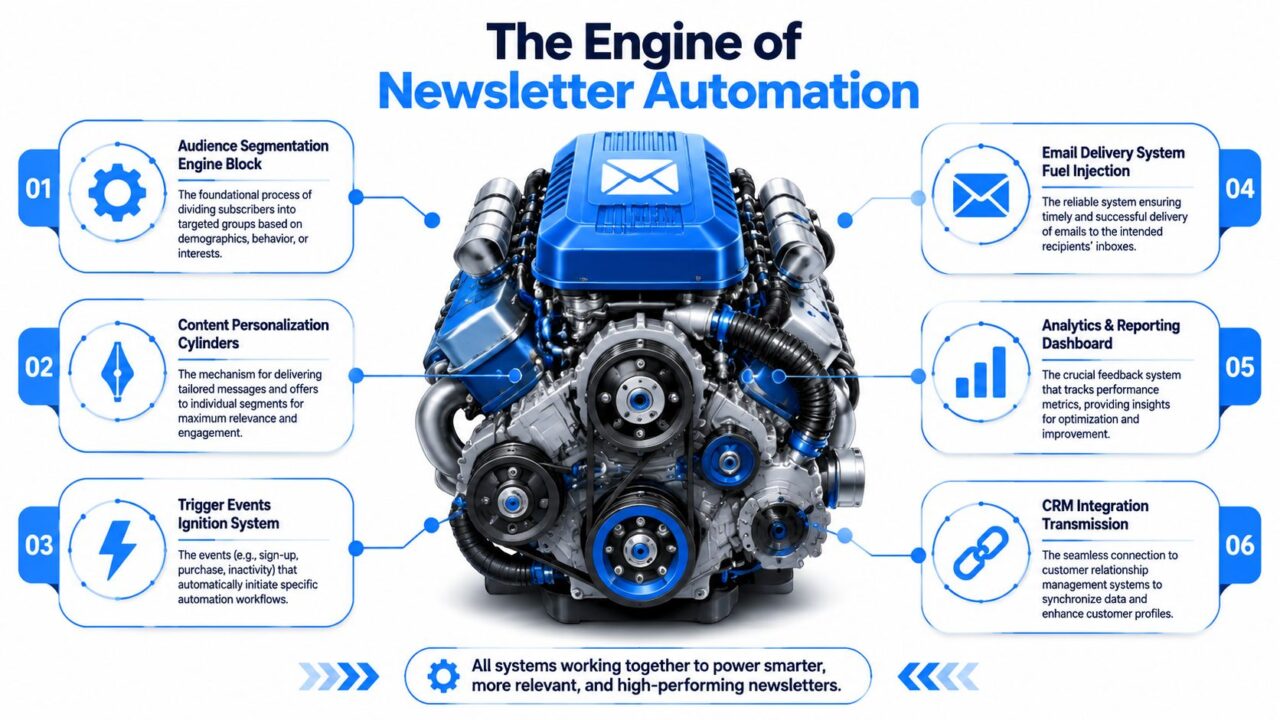 Newsletter Automation Engine Diagram