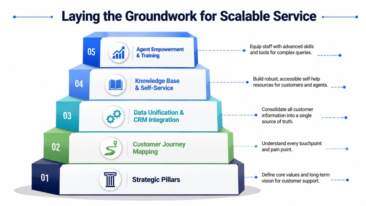 Scaling Customer Support Service Pyramid