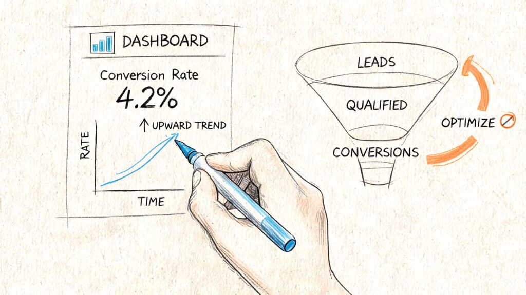 Social Media Lead Generation Conversion Funnel