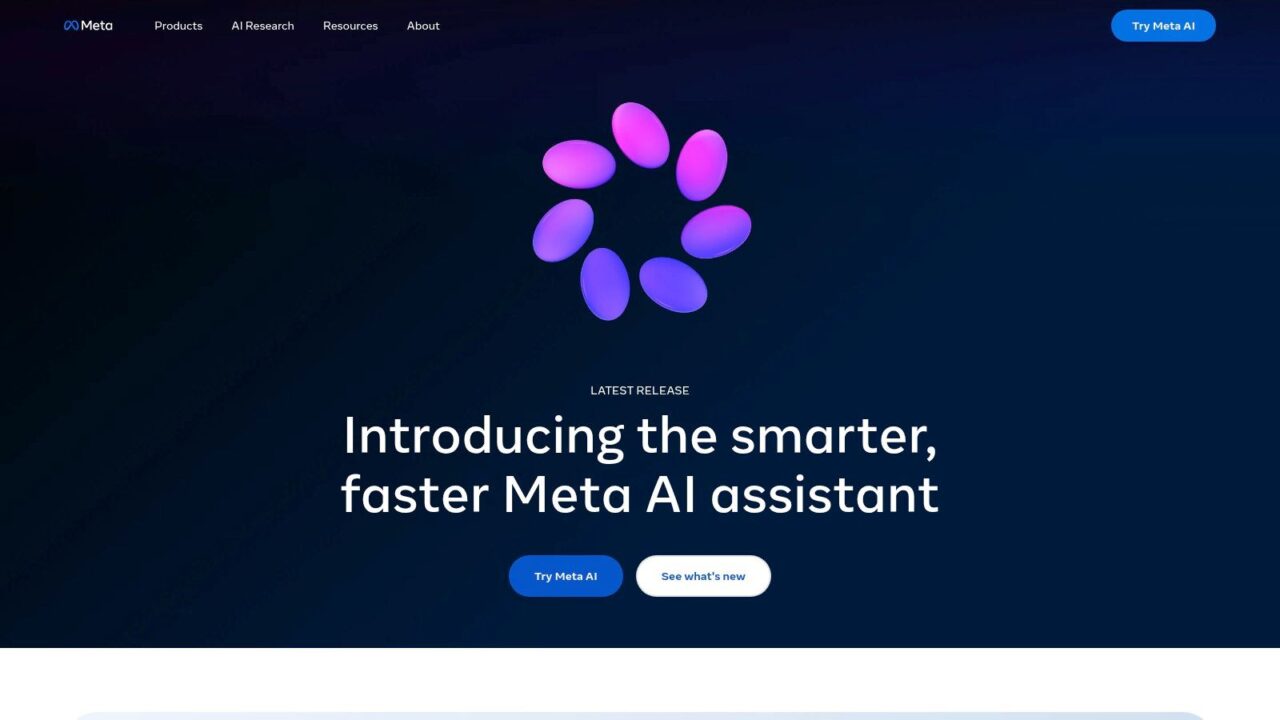 Free AI Chatbot Meta AI Interface