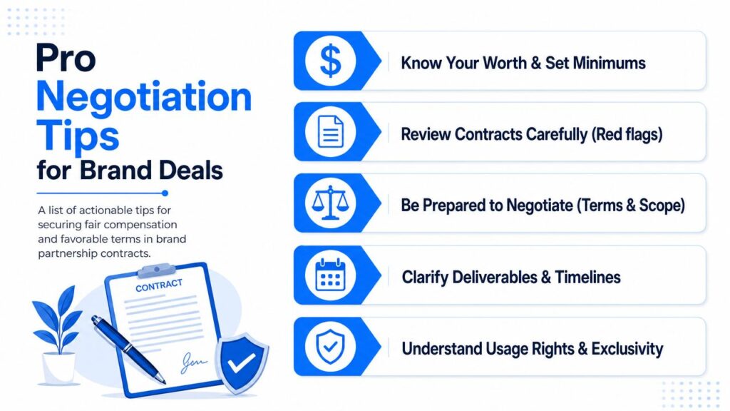 How to Get Brand Deals Negotiation Tips