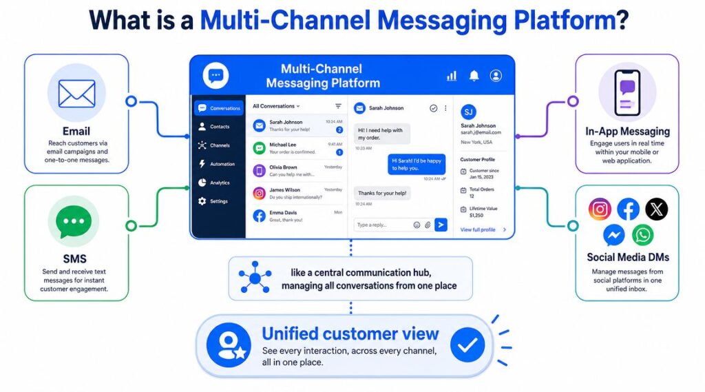 Multi-channel Messaging Platform Dashboard