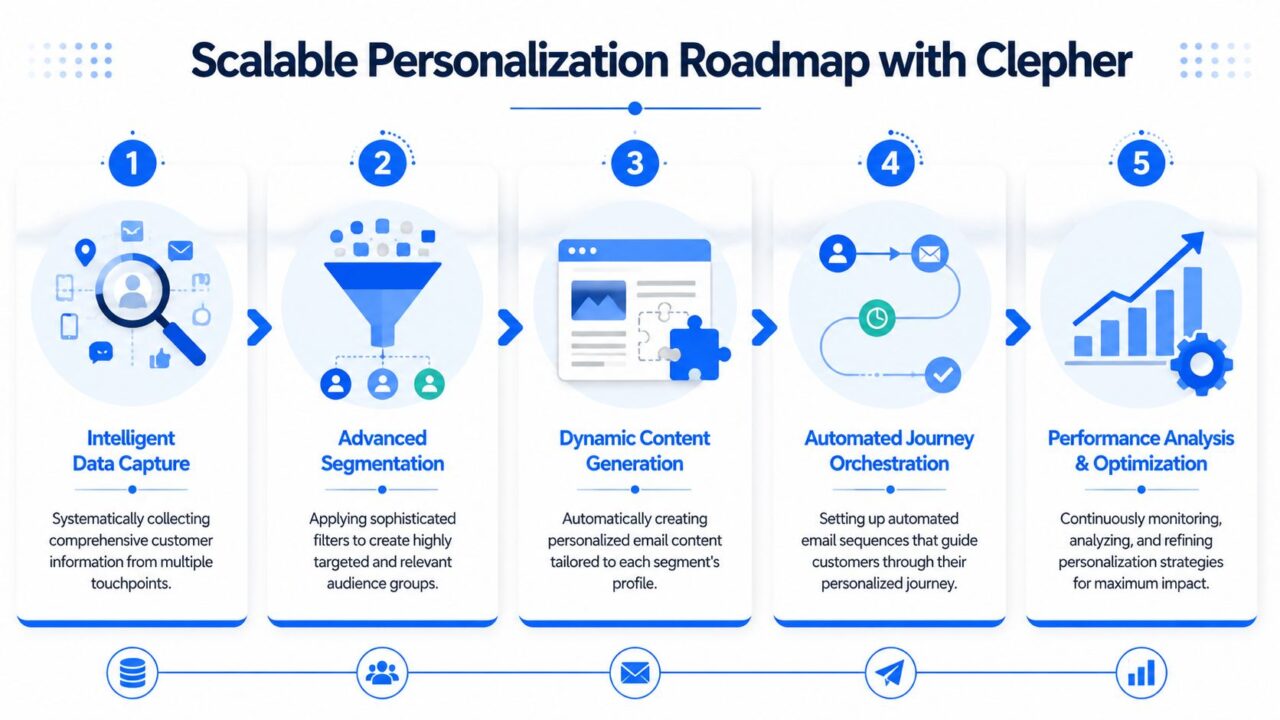 Personalization in Email Marketing Process Roadmap