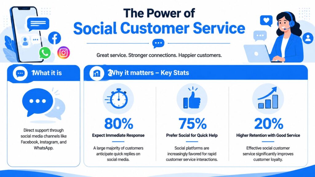 Social Media Customer Service Infographic
