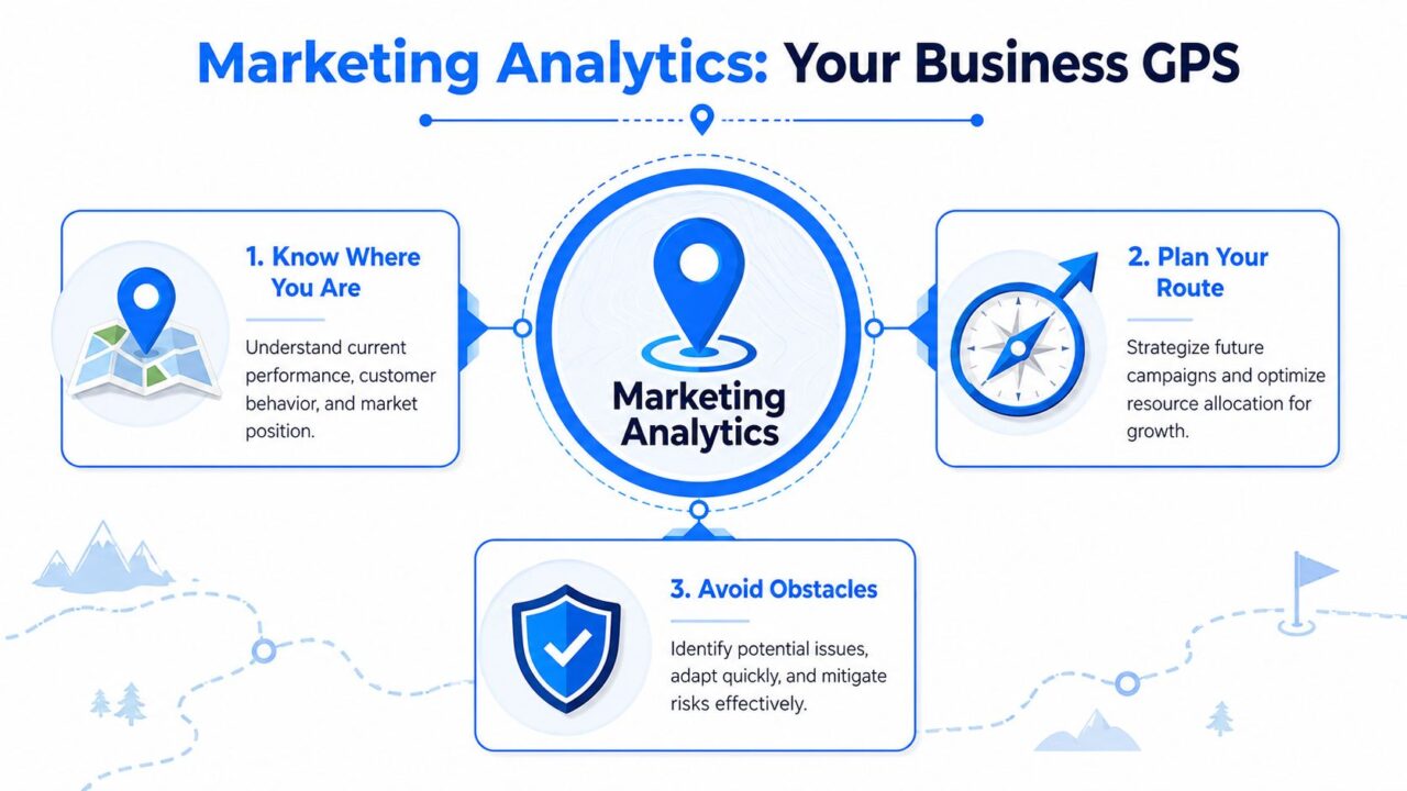 Analytics in Marketing Infographic
