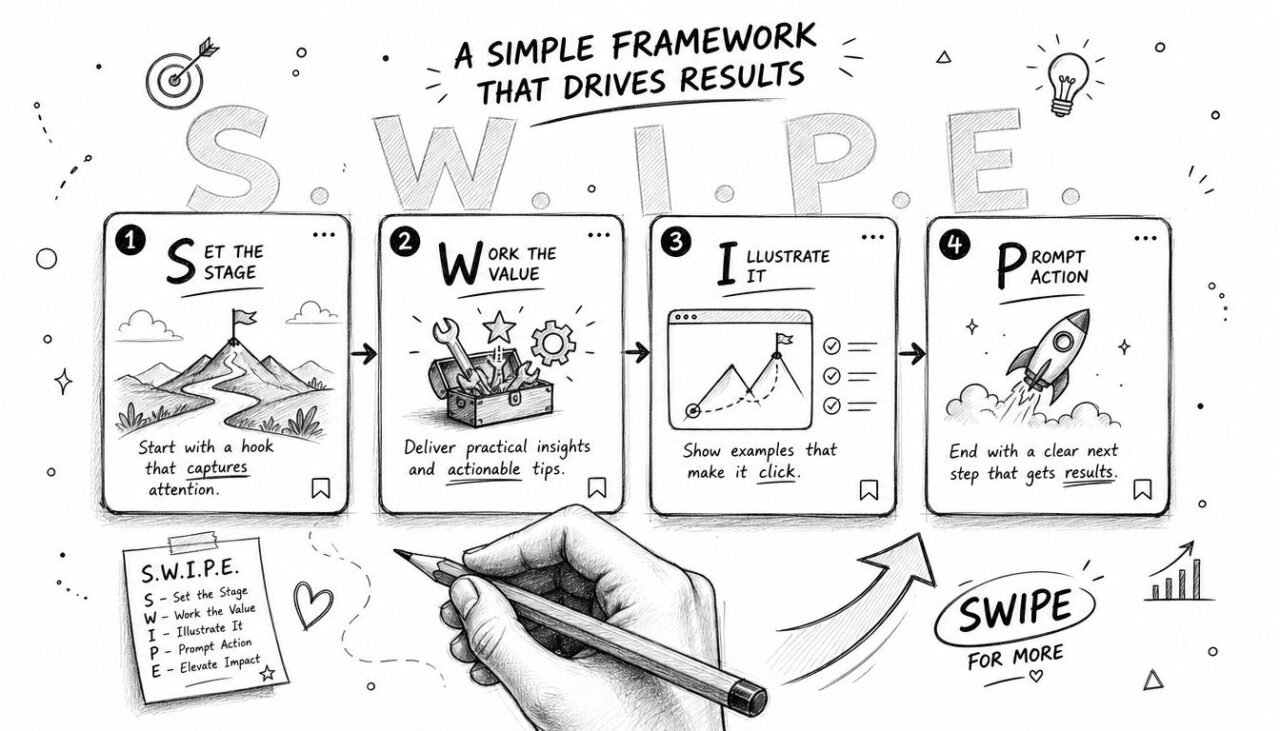 Carousel Post on Instagram SWIPE Framework