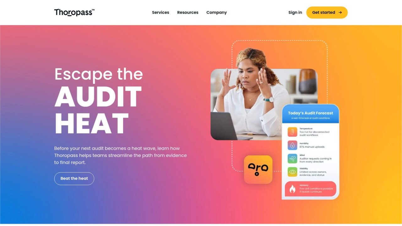 Compliance Automation Tools Thoropass Dashboard