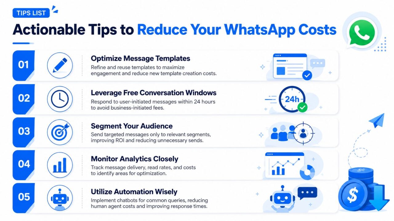 Cost of WhatsApp Business Tips