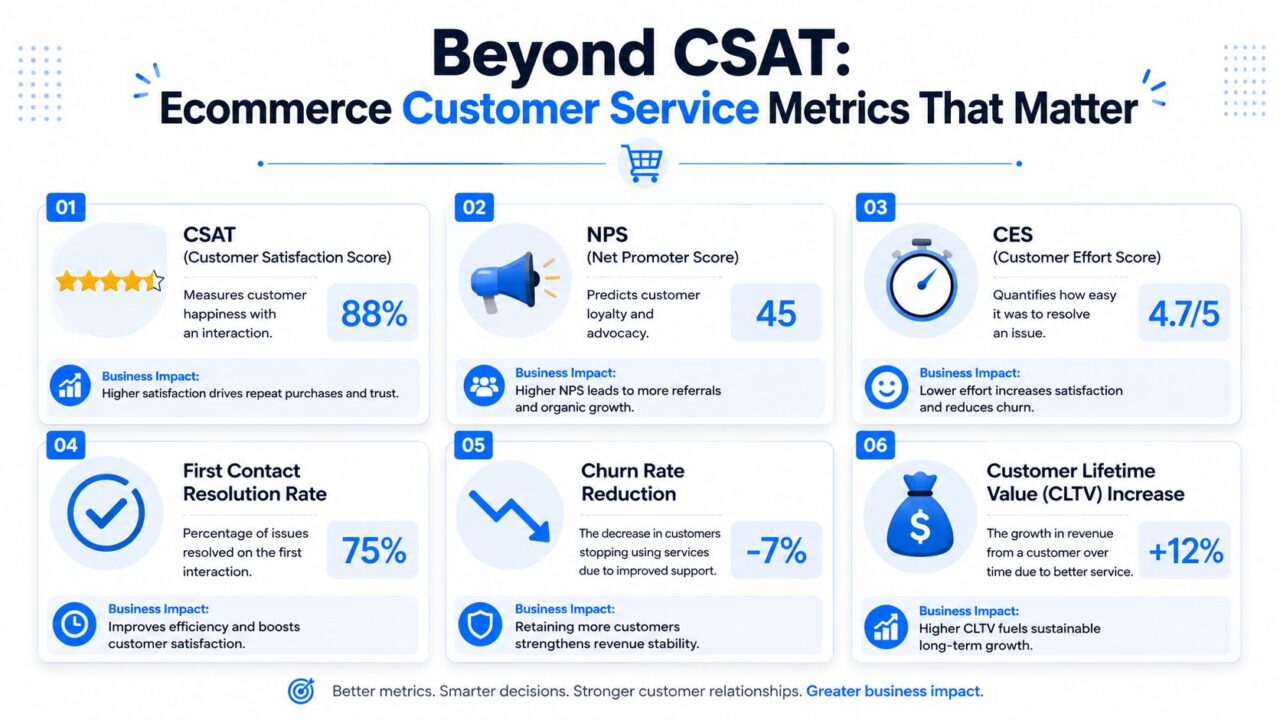 Ecommerce Customer Service Metrics