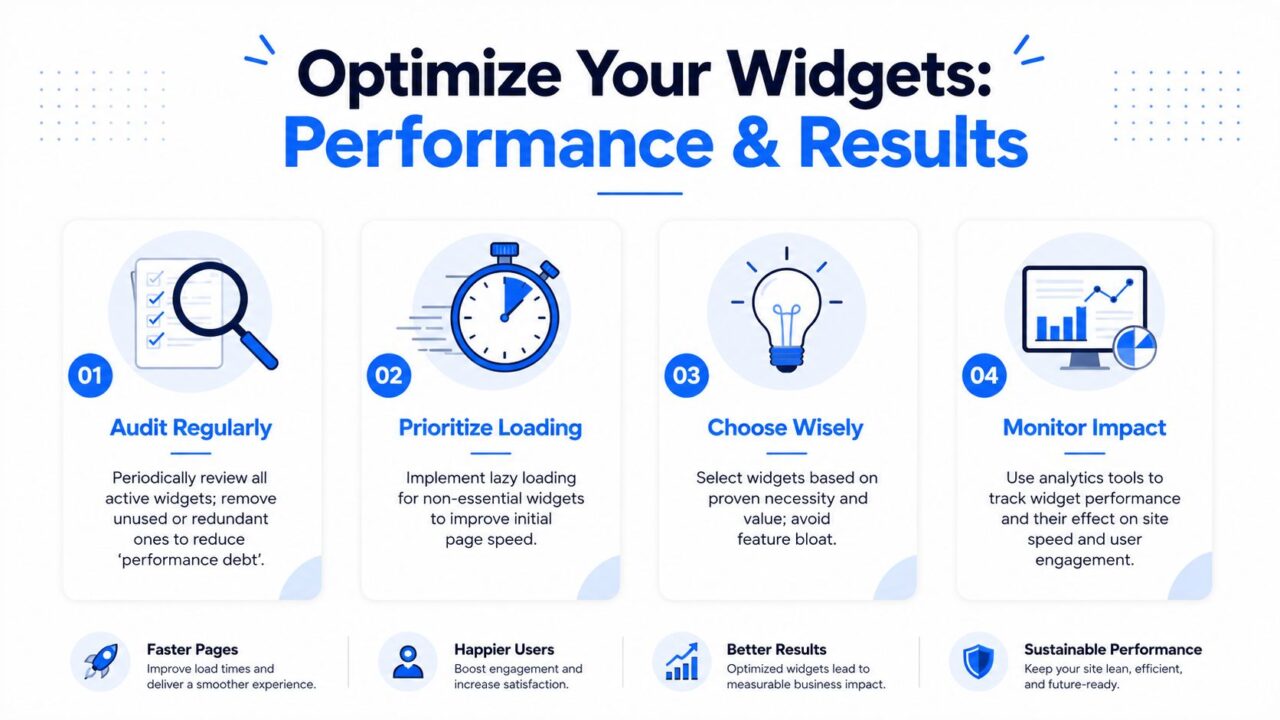 Website Widget Optimization