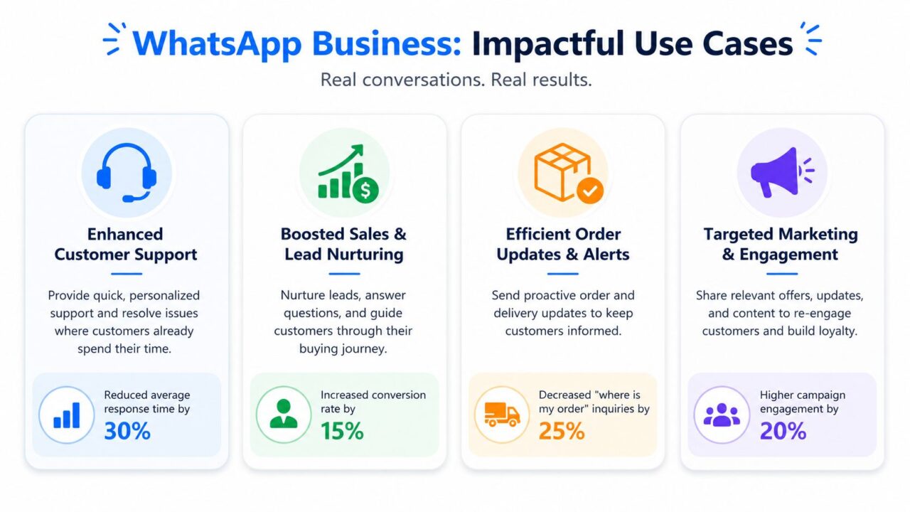 WhatsApp for Business Impactful Use Cases