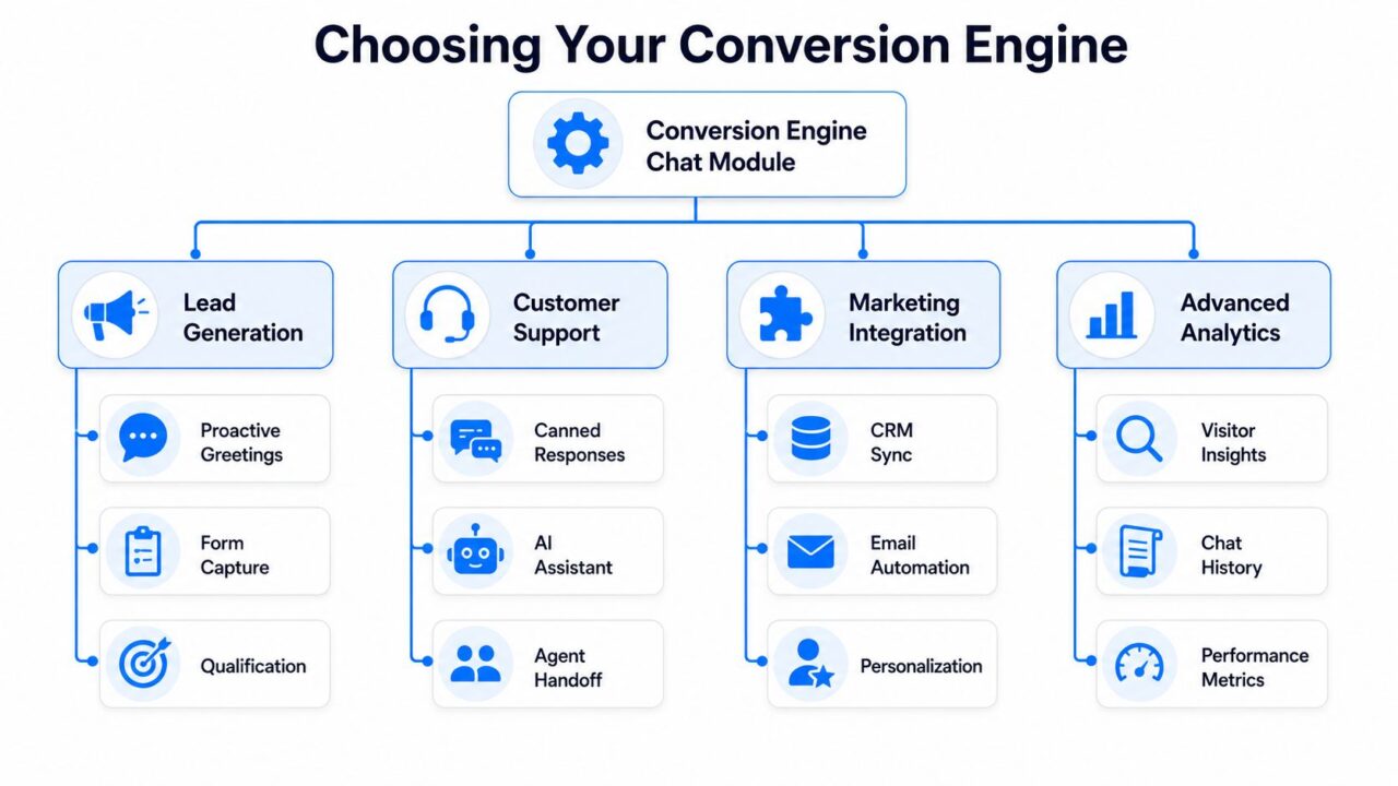 Wordpress Chat Module Conversion Engine