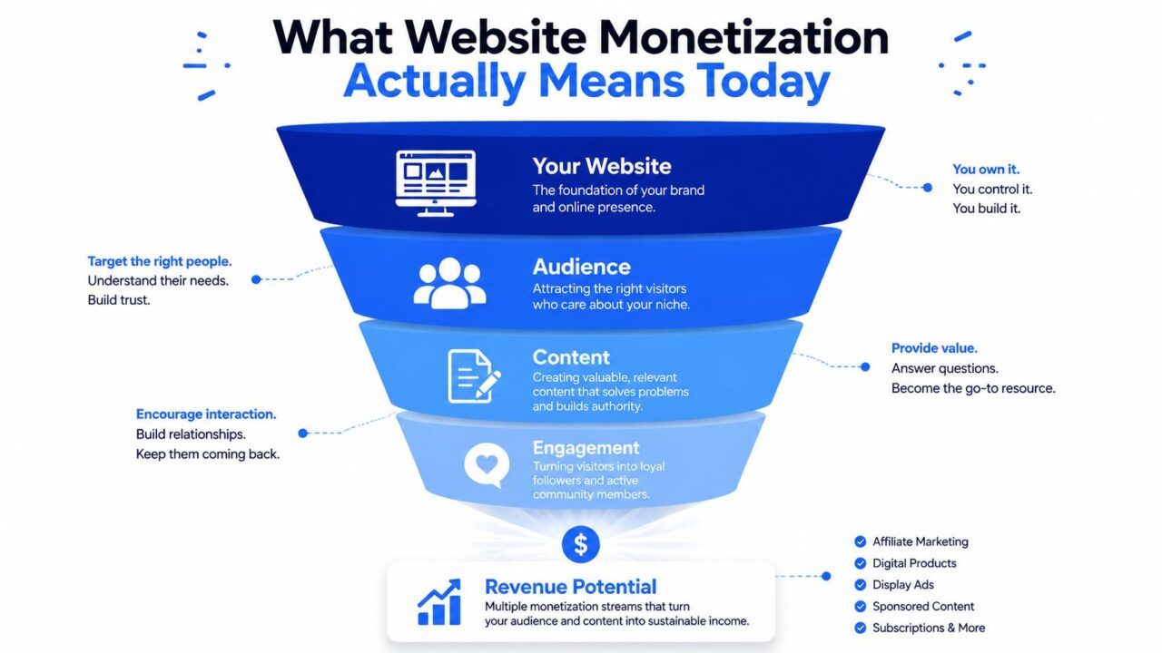 How to Generate Income from Website Monetization Funnel