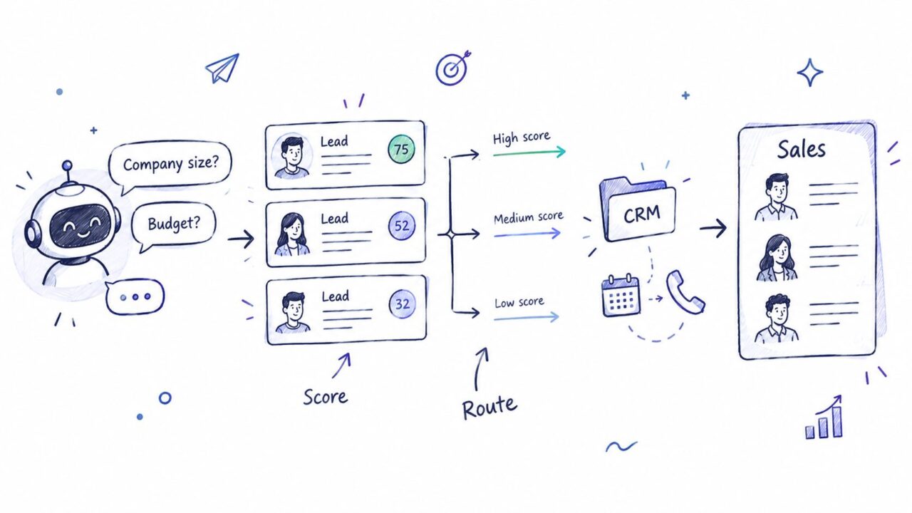 Chatbot Conversation Flow Example Lead Routing