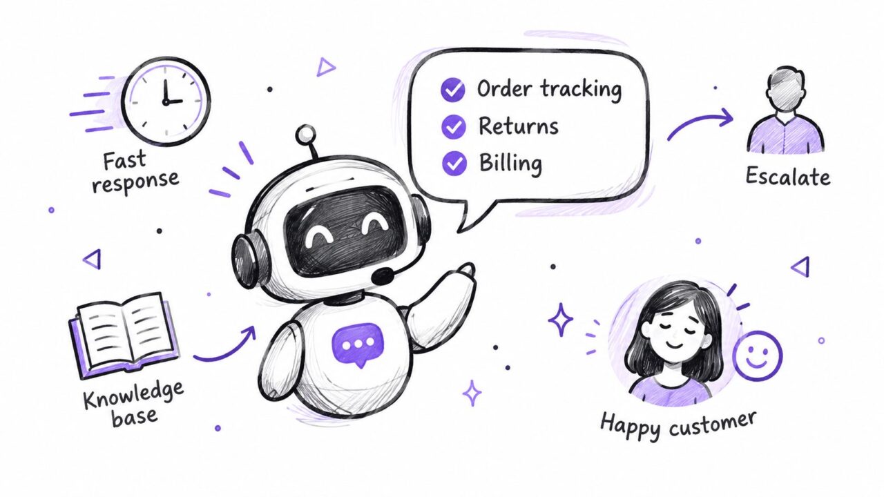 Chatbot Conversation Flow Illustration
