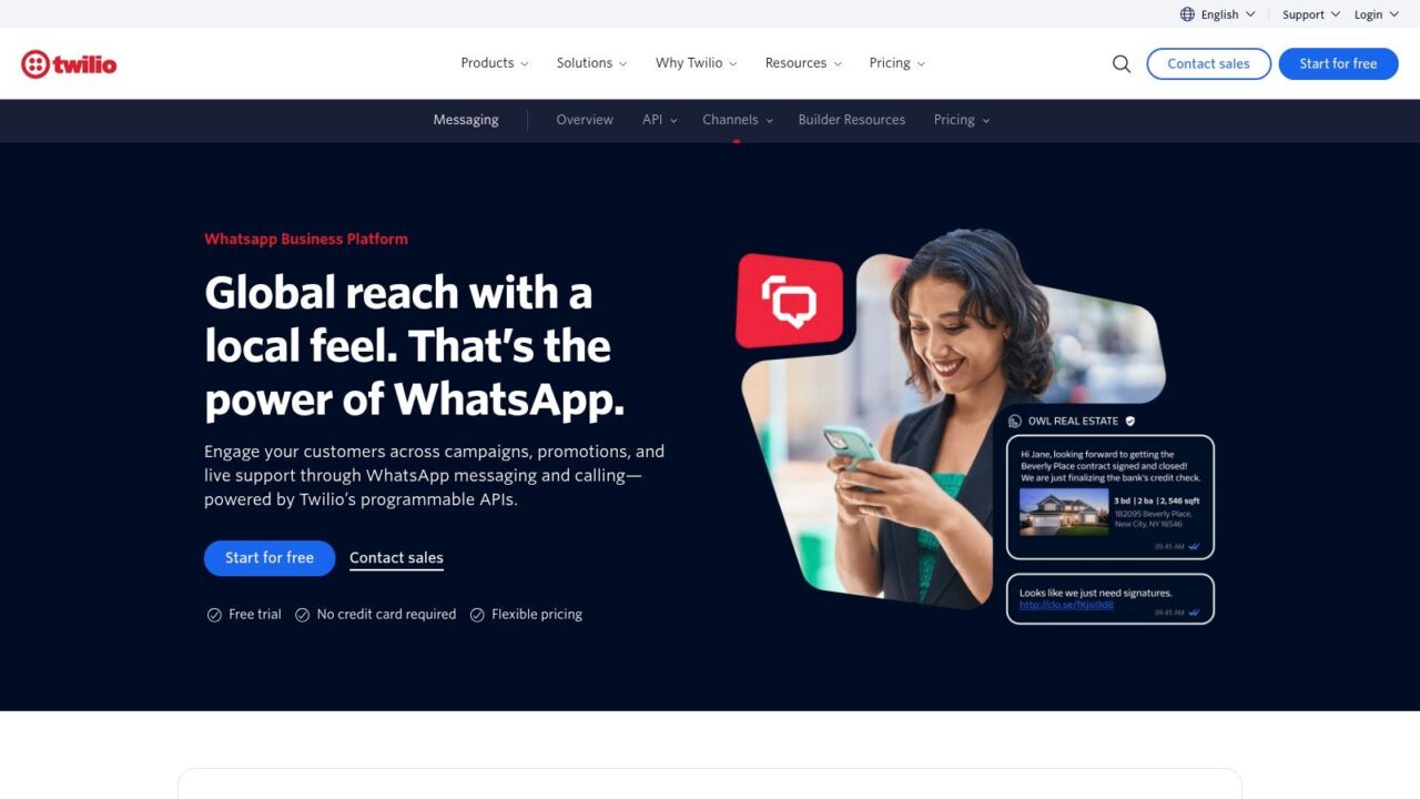Chatbots for WhatsApp Messaging Interface