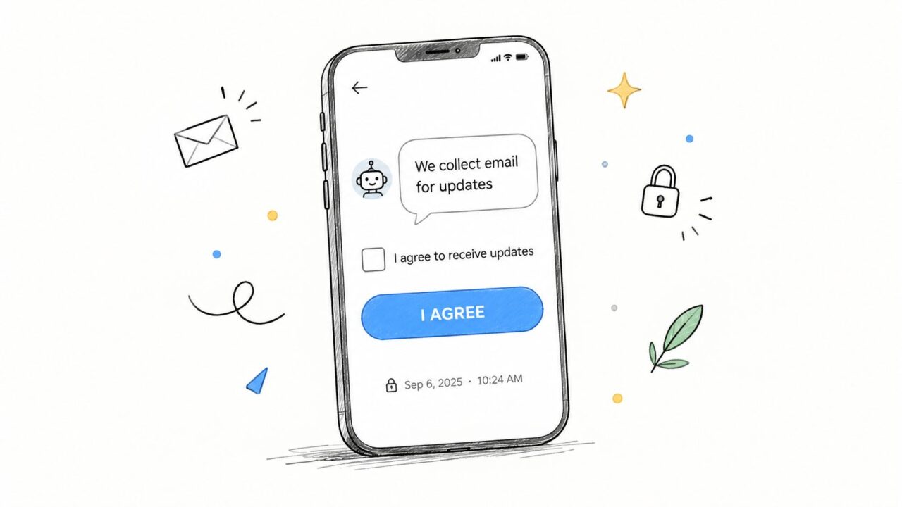 GDPR Compliance Checklist Consent UI
