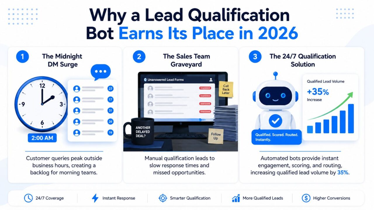 Lead Qualification Bot Infographic